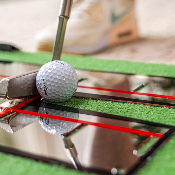 Putting Mirror Drill on Best Putting Mat