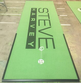 Big Steve Harvey Fan! Fun to Make this BirdieBall Putting Green for his Show!
