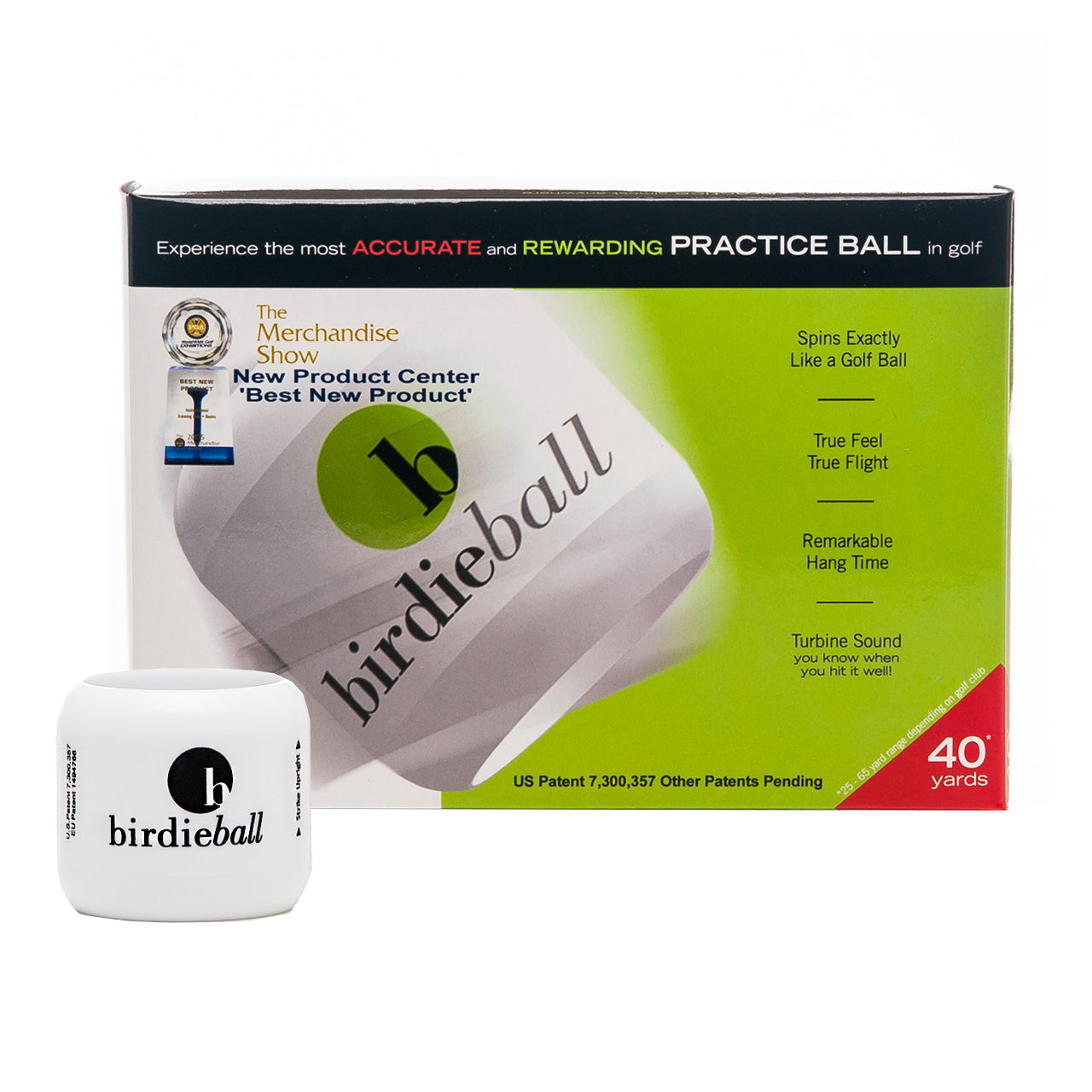 BirdieBall Limited Flight Practice Golf Balls (Dozen)
